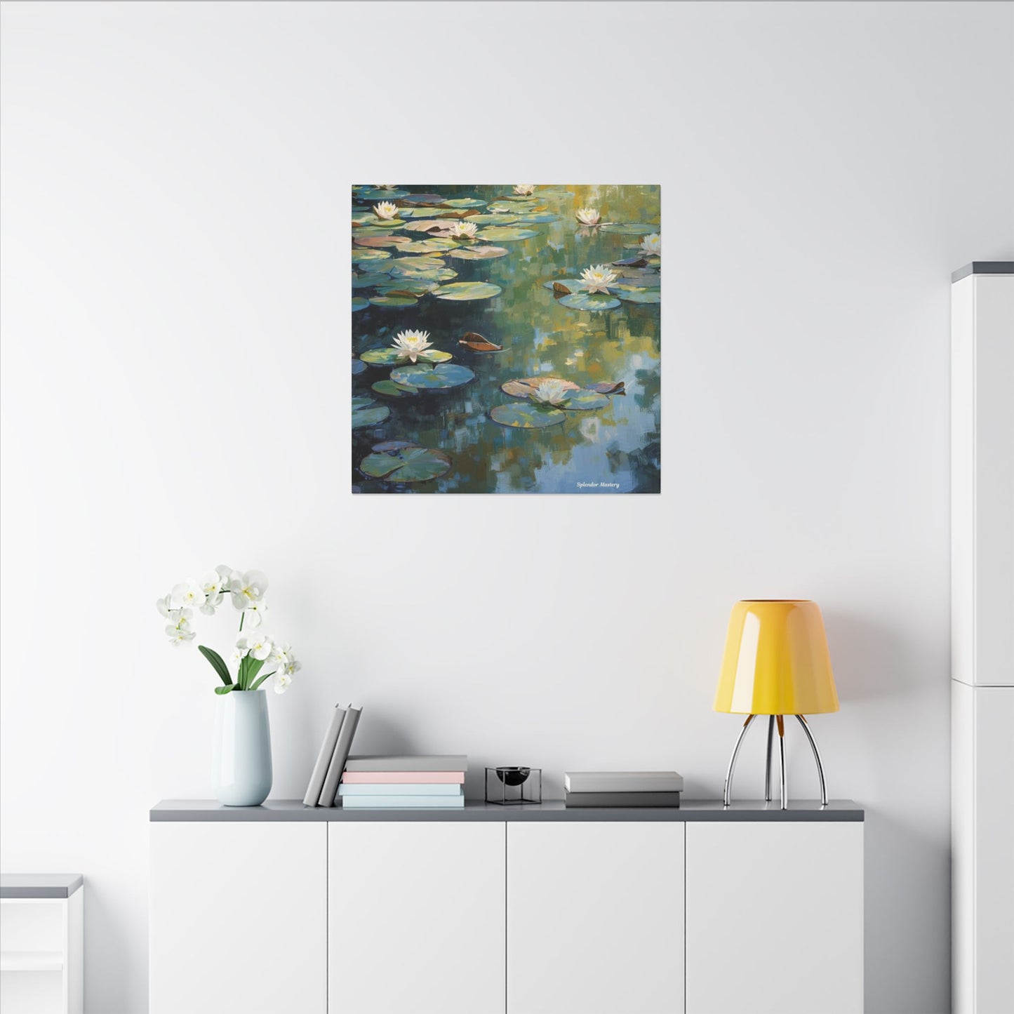 Water Lilies, Matte Canvas, Stretched, 0.75"