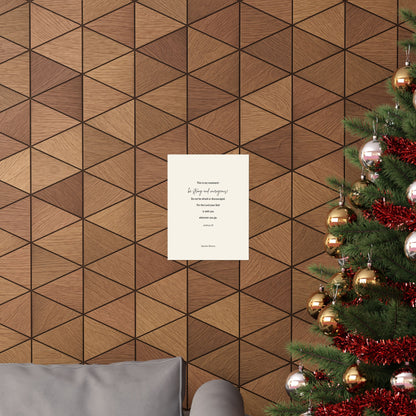 Joshua 1:9, Matte Vertical Poster