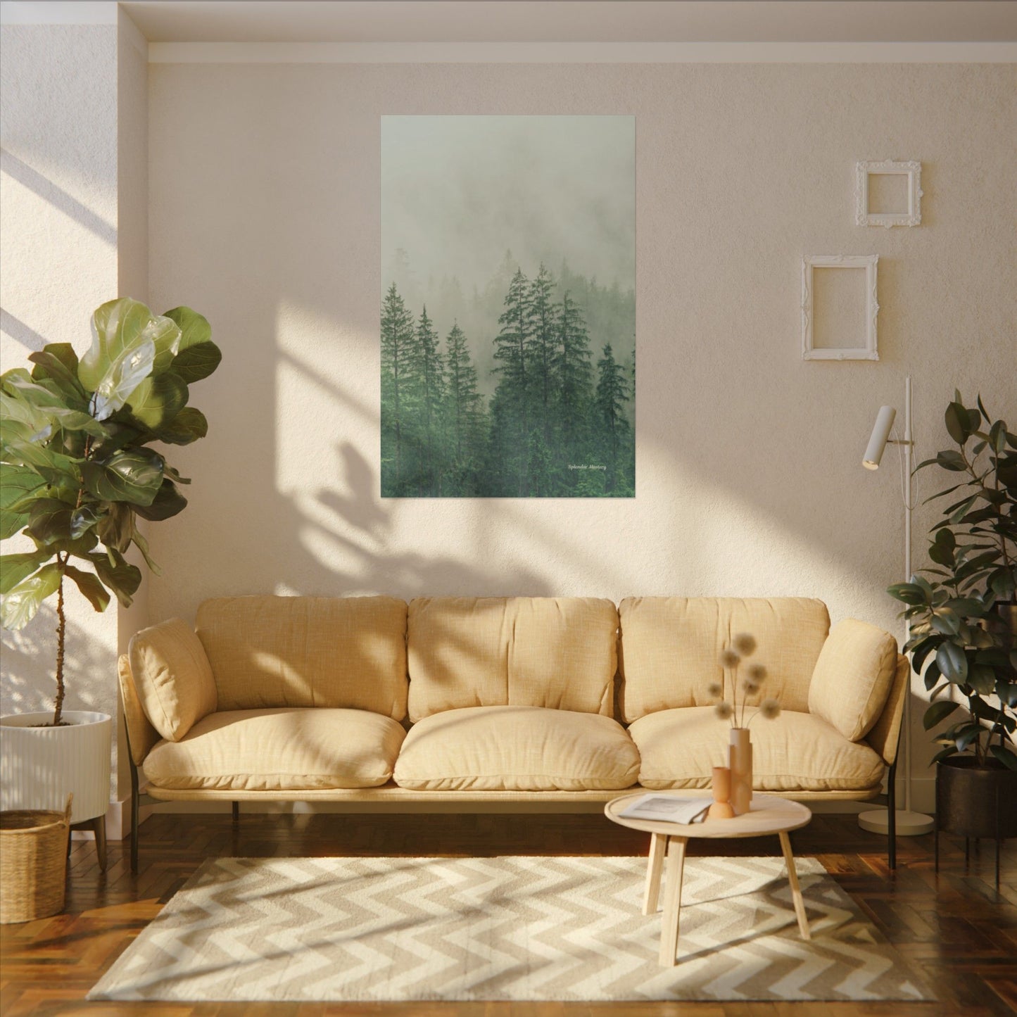 Forest Trees, Matte Canvas, Stretched, 0.75"