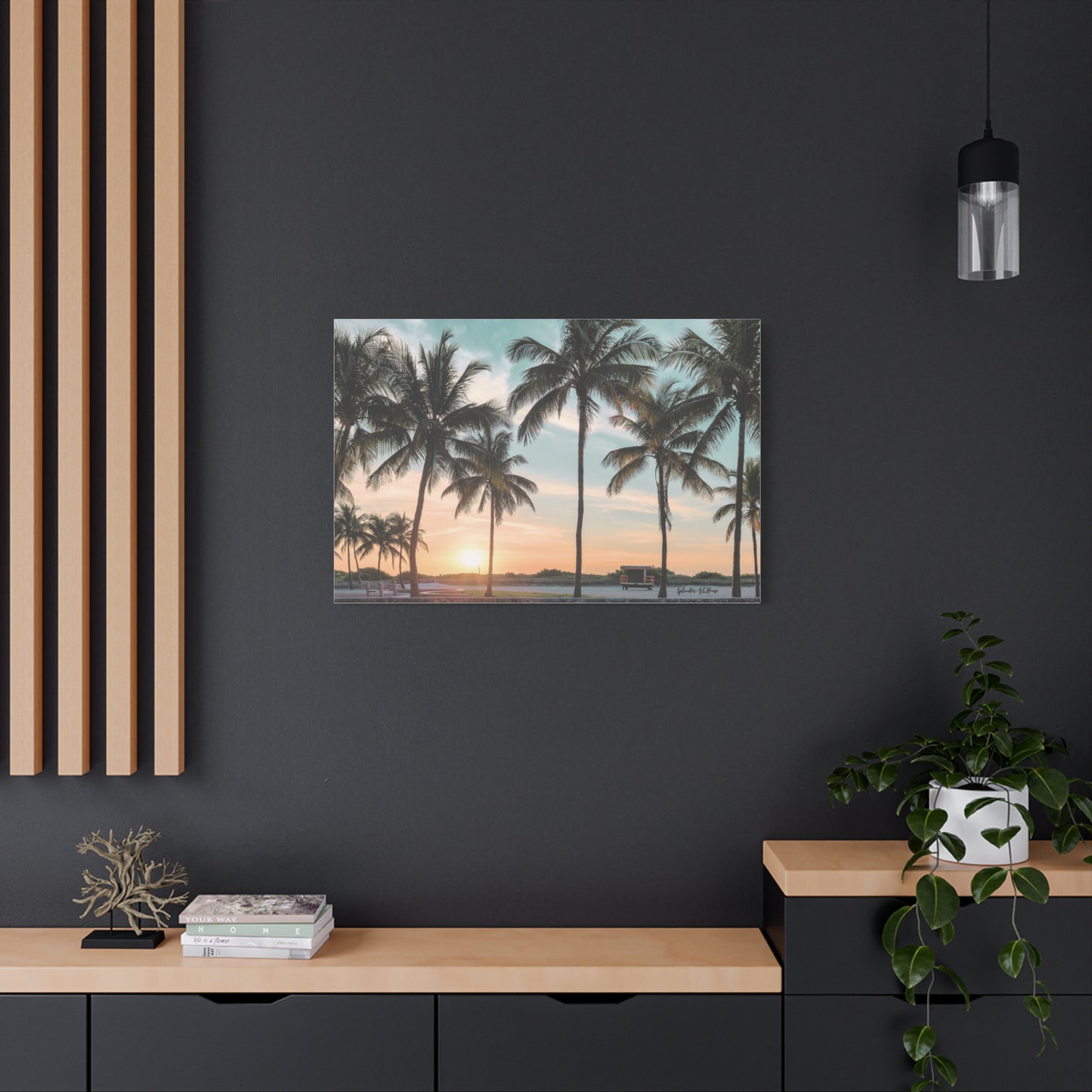 Palm Trees, Matte Canvas, Stretched, 1.25"