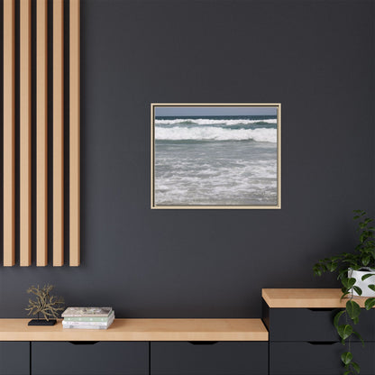 Ocean - Matte Canvas, Framed, Natural