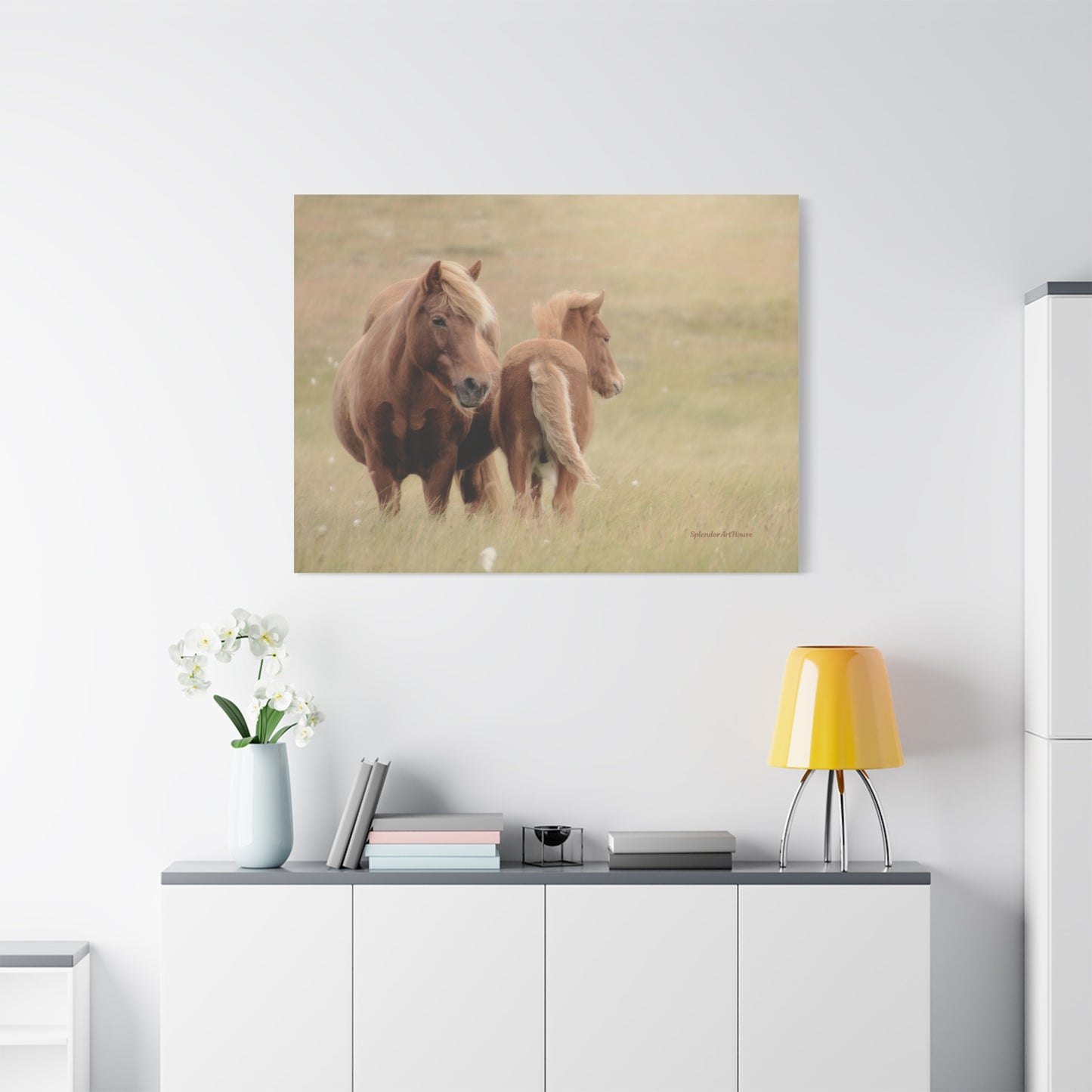 Wild Horses, Matte Canvas, Stretched, 1.25"