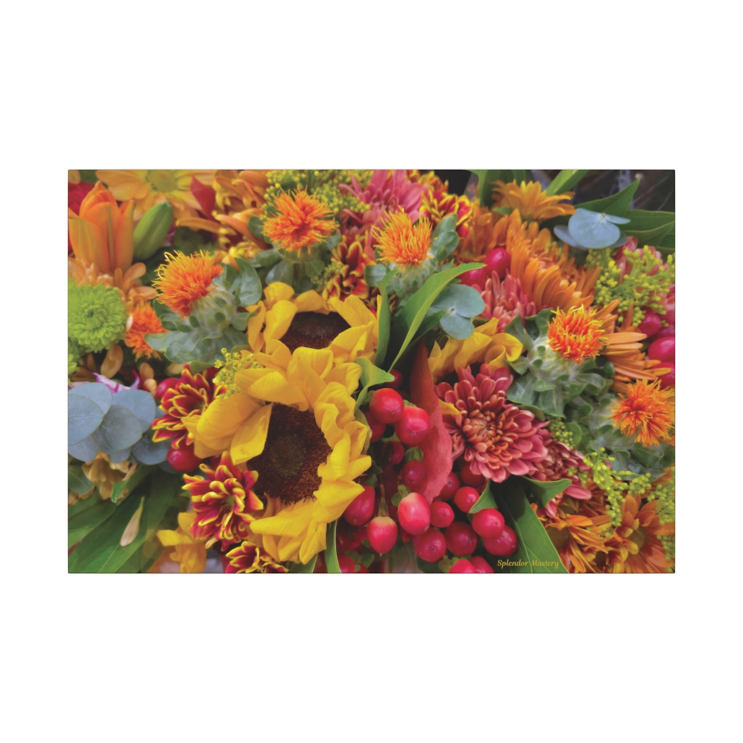 Floral, Matte Canvas, Stretched, 0.75"