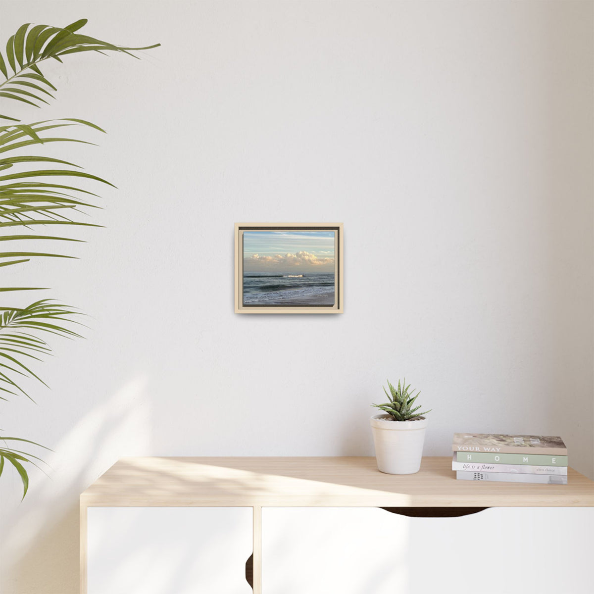 Ocean - Matte Canvas, Framed (Natural)