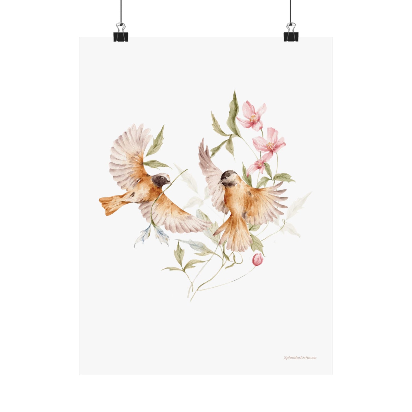 Birds, Matte Vertical Poster