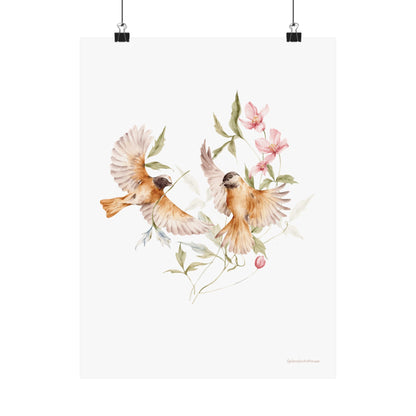 Birds, Matte Vertical Poster