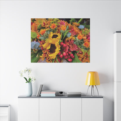 Floral, Matte Canvas, Stretched, 0.75"