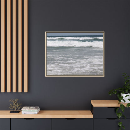 Ocean - Matte Canvas, Framed, Natural