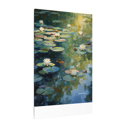 Water Lilies, Matte Canvas, Stretched, 0.75"