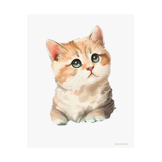 Kitten, Matte Vertical Poster