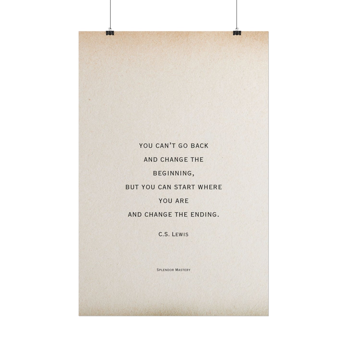 C.S. Lewis Quote, Poster