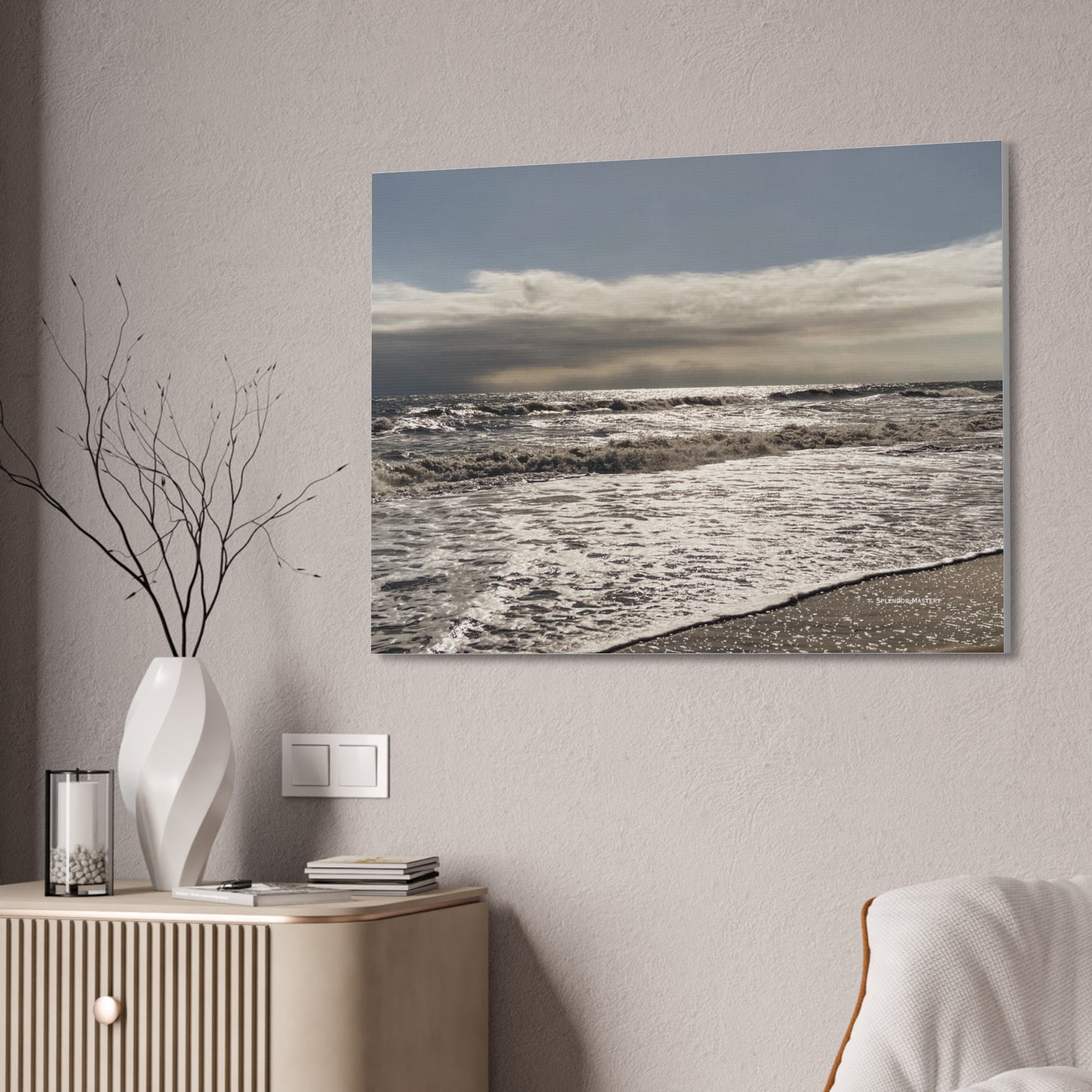 Ocean, Canvas Stretched, 1.5''