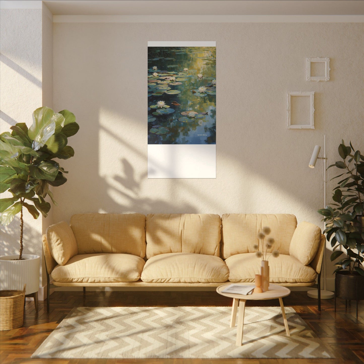 Water Lilies, Matte Canvas, Stretched, 0.75"