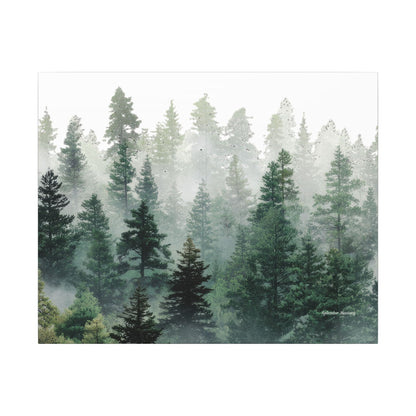 Forest Trees, Matte Canvas, Stretched, 0.75"