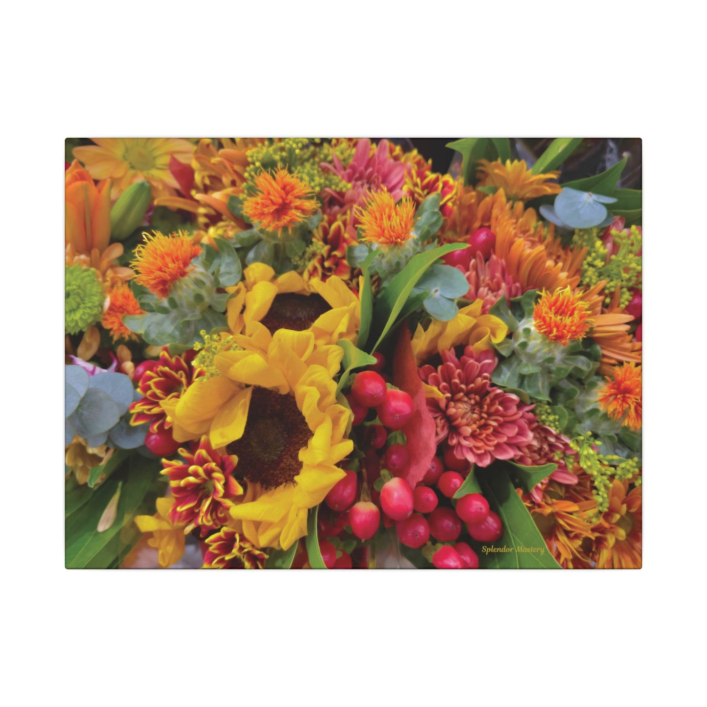 Floral, Matte Canvas, Stretched, 0.75"