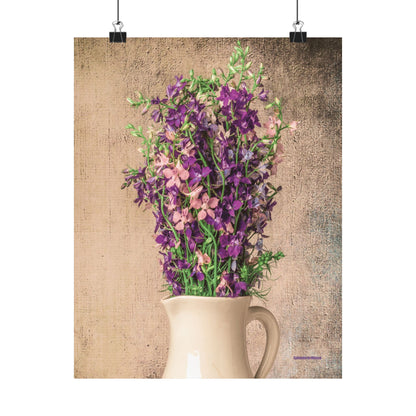 Floral, Matte Vertical Poster