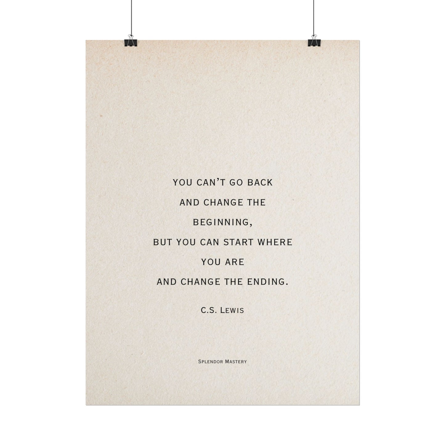 C.S. Lewis Quote, Poster