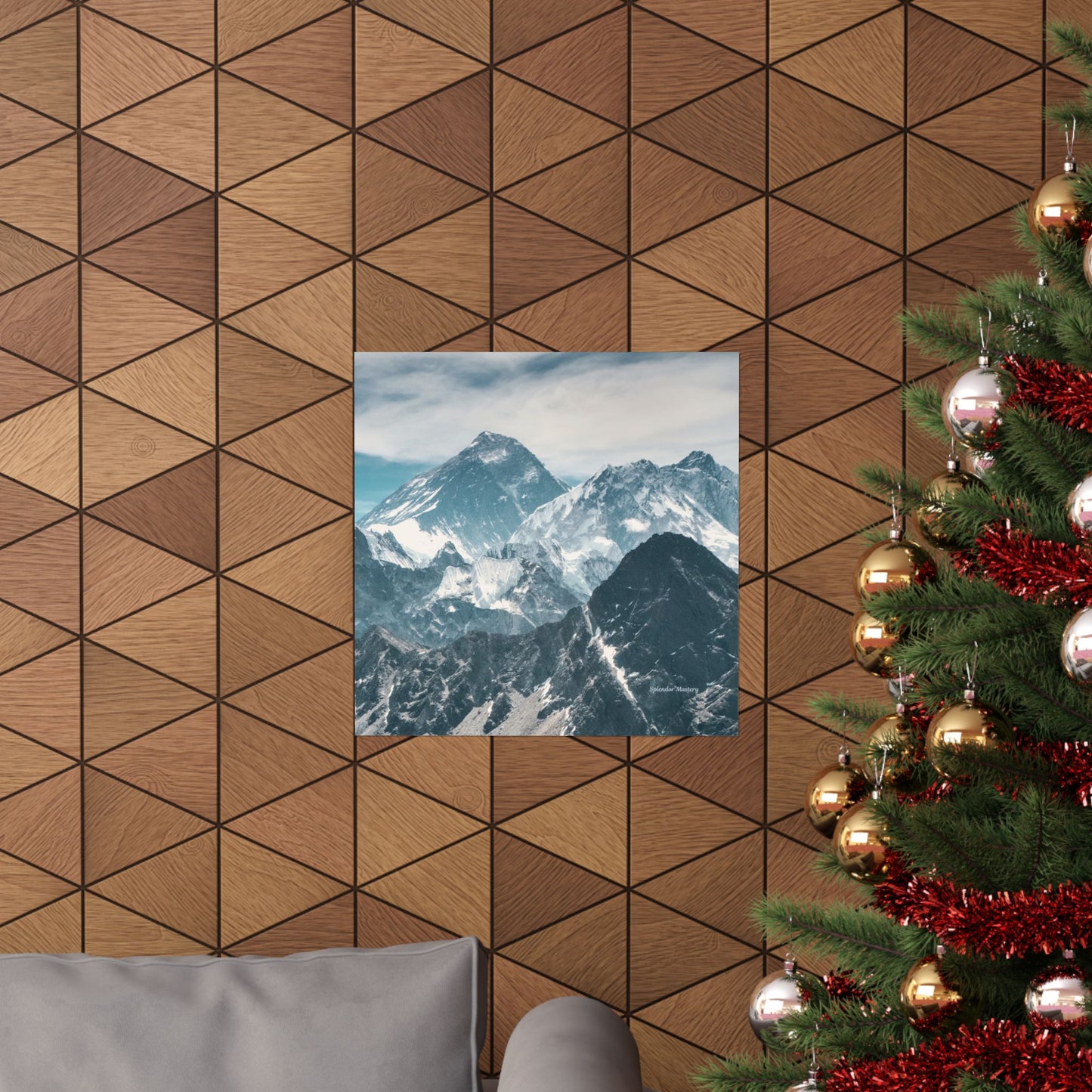 Mountain Landscape, Matte Horizontal Poster