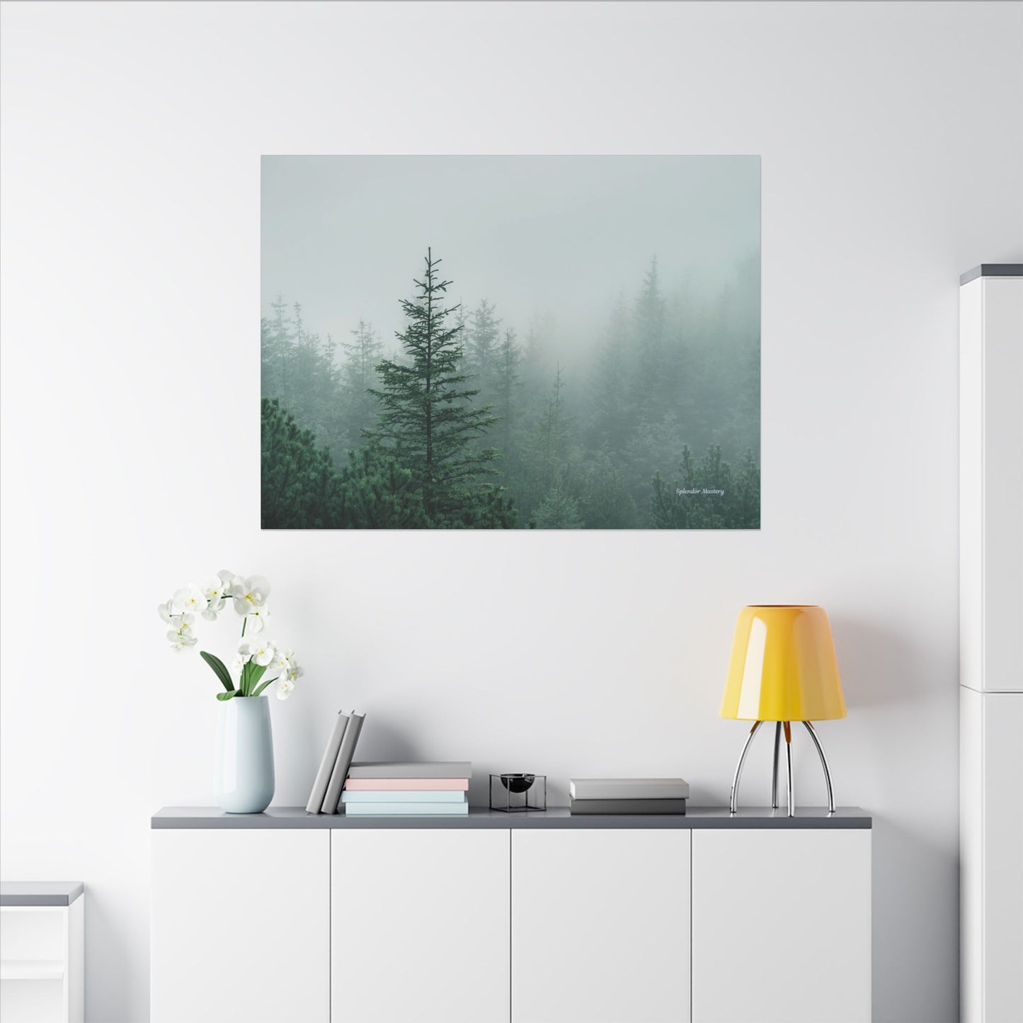 Forest Trees, Matte Canvas, Stretched, 0.75"
