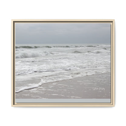 Ocean - Matte Canvas, Framed (Natural)