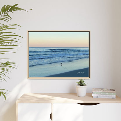 Ocean, Matte Canvas, Framed (Natural)
