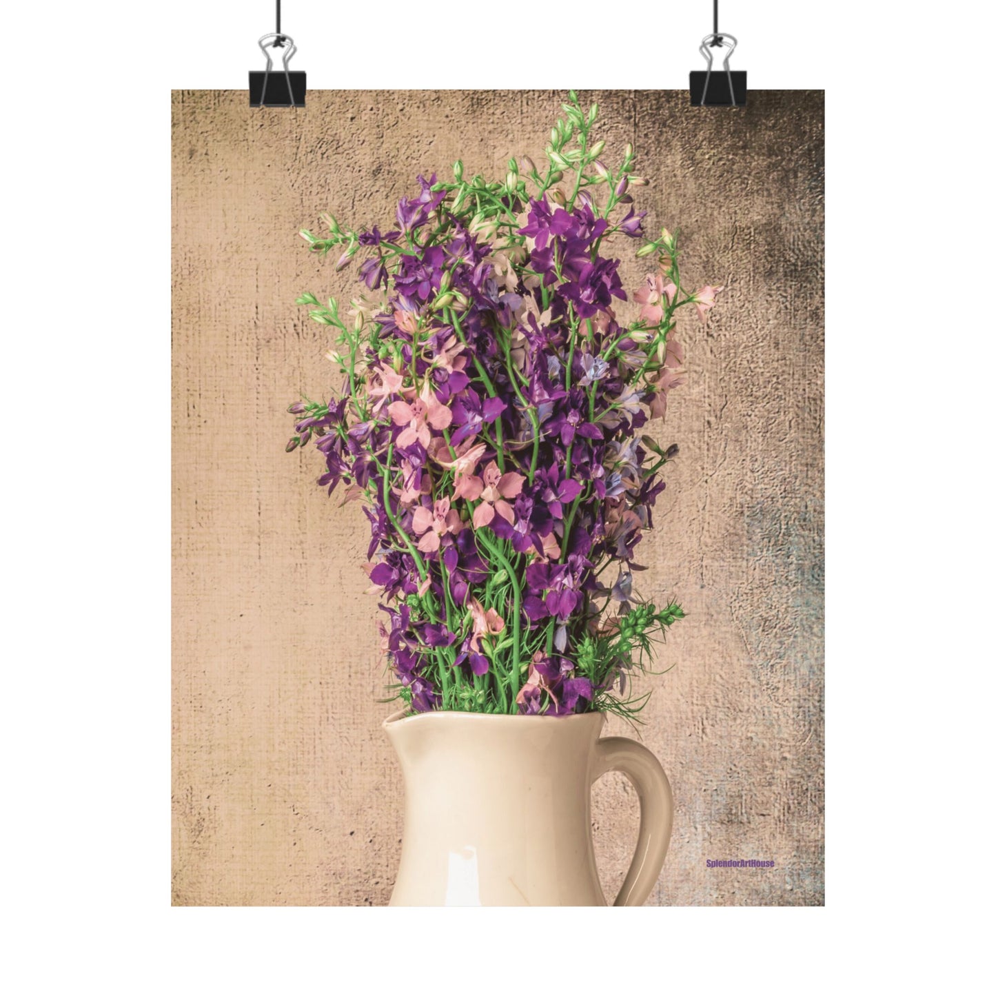 Floral, Matte Vertical Poster