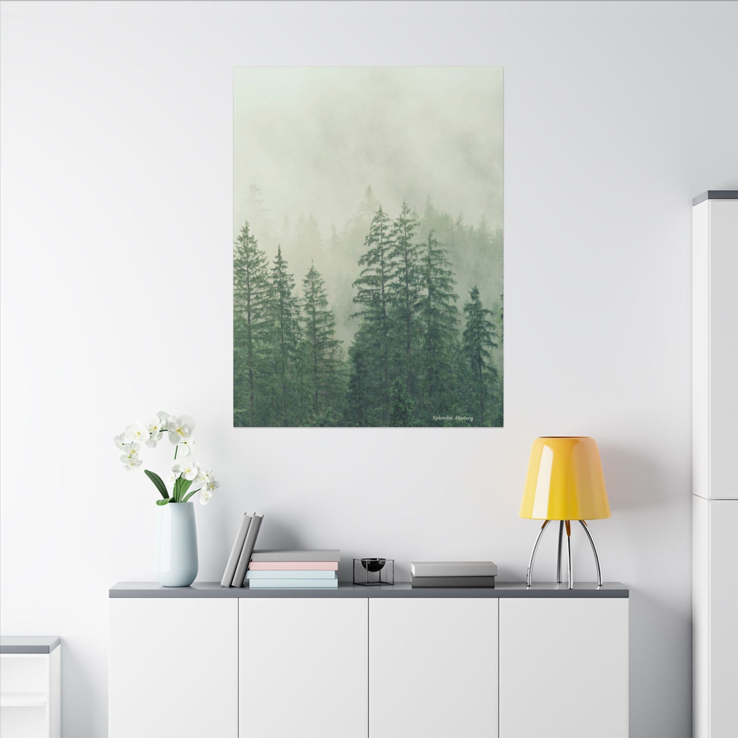 Forest Trees, Matte Canvas, Stretched, 0.75"