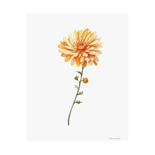 Floral, Matte Vertical Poster