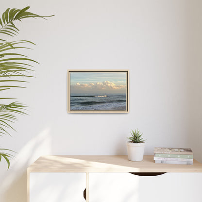 Ocean - Matte Canvas, Framed (Natural)