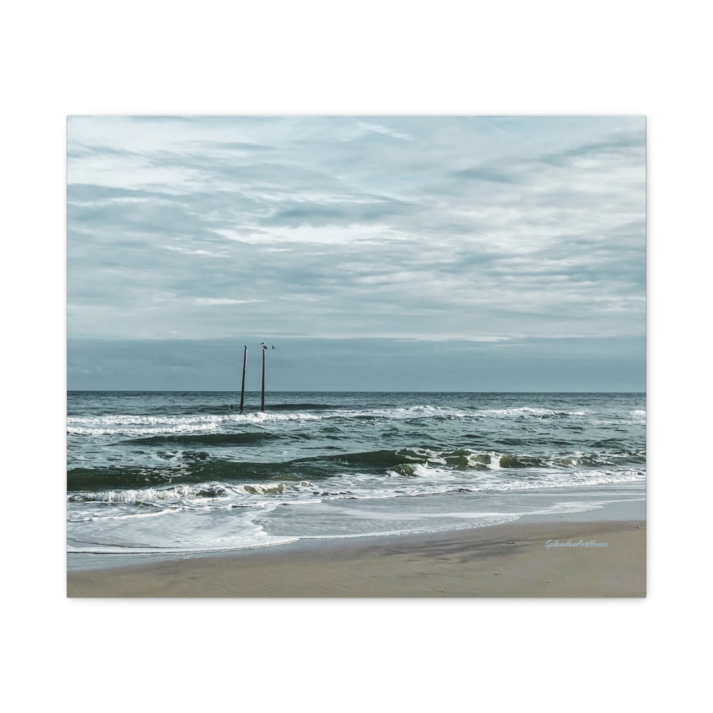 Ocean, Matte Canvas, Stretched, 1.25"