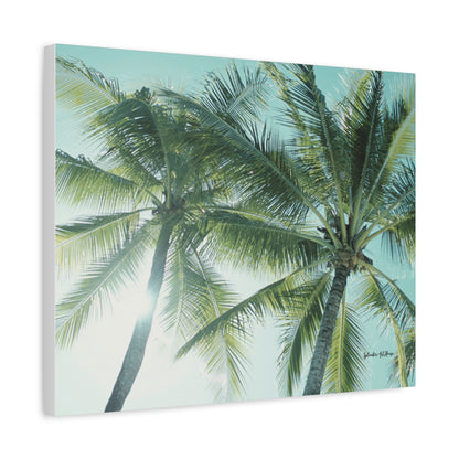 Palm Trees, Matte Canvas, Stretched, 1.25"