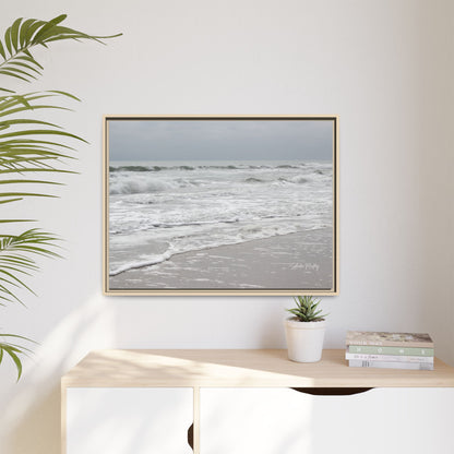 Ocean - Matte Canvas, Framed (Natural)