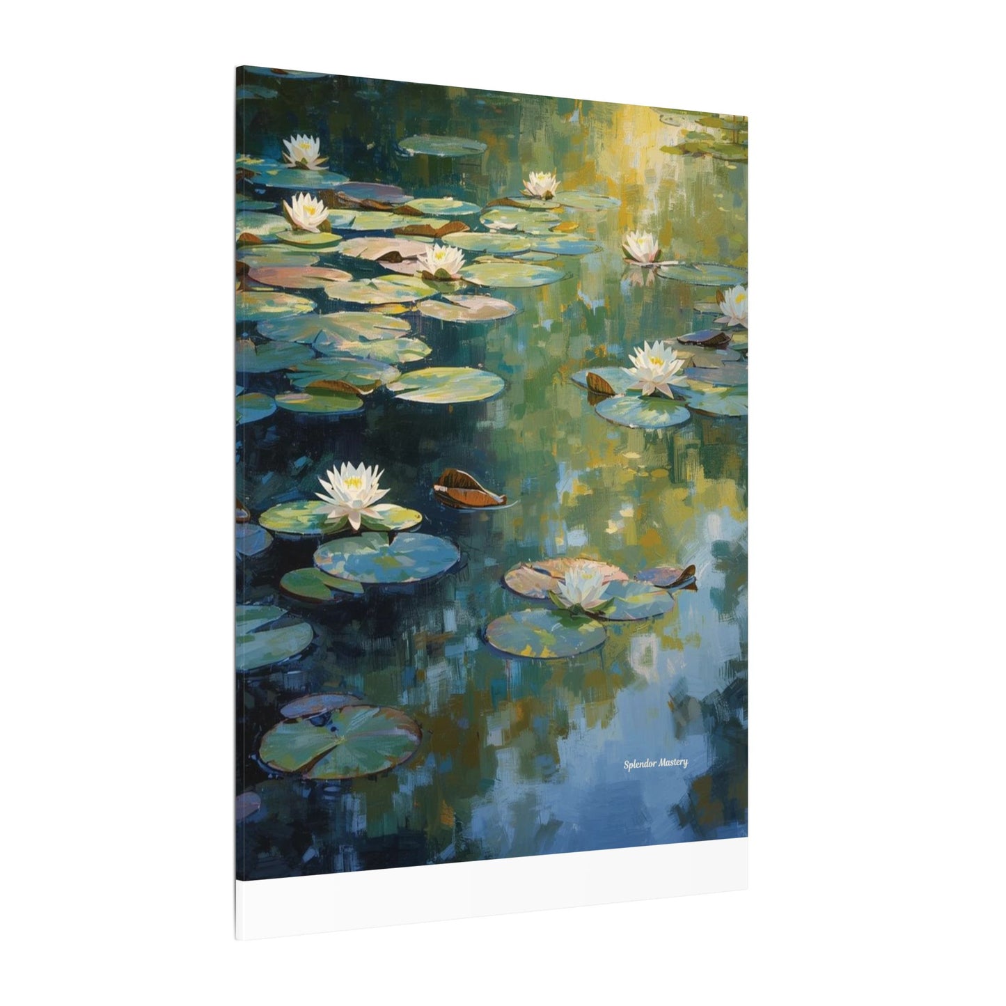 Water Lilies, Matte Canvas, Stretched, 0.75"