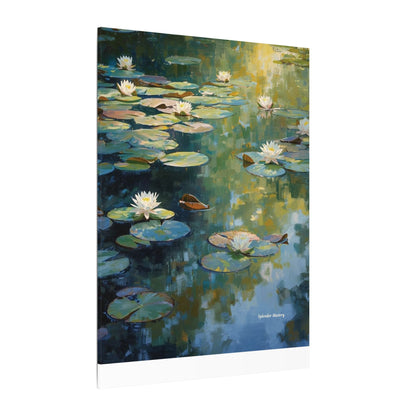 Water Lilies, Matte Canvas, Stretched, 0.75"