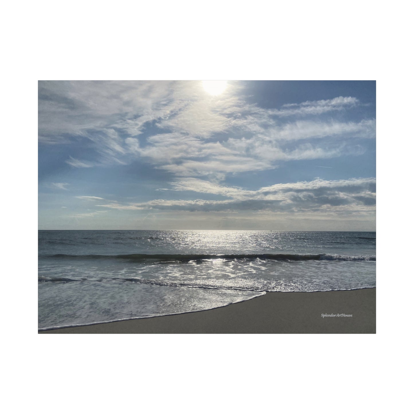 Ocean, Matte Canvas, Stretched, 1.25"