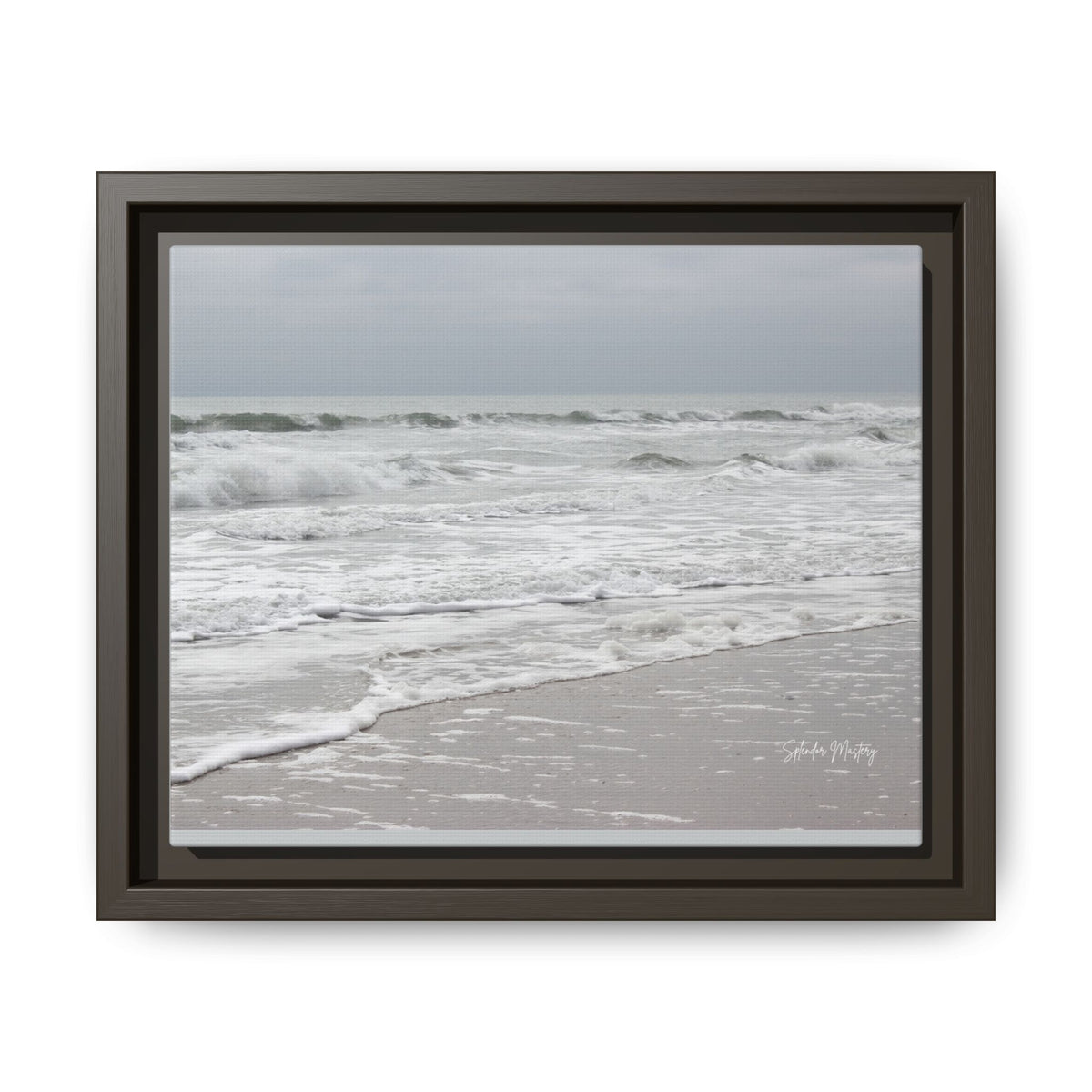 Ocean - Matte Canvas, Framed (Natural)