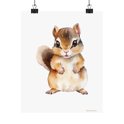 Chipmunk, Matte Vertical Poster