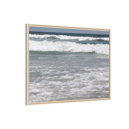 Ocean - Matte Canvas, Framed, Natural