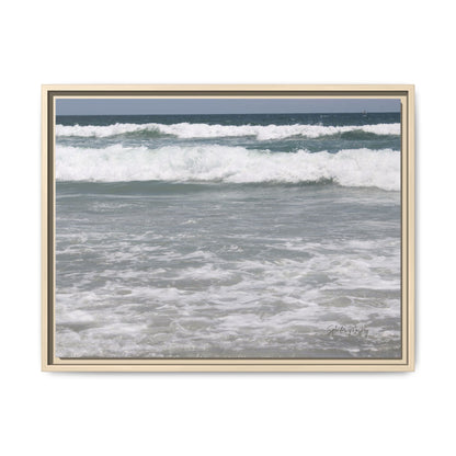 Ocean - Matte Canvas, Framed, Natural