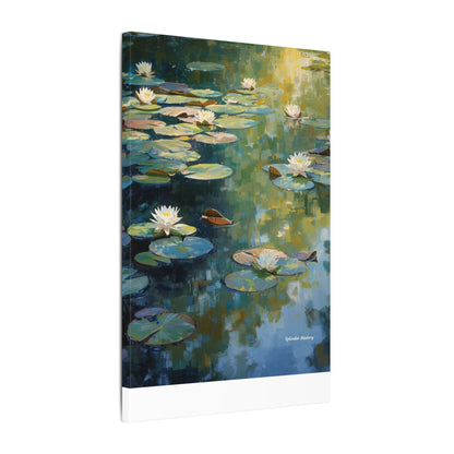 Water Lilies, Matte Canvas, Stretched, 0.75"