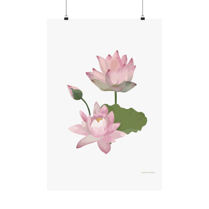 Floral, Matte Vertical Poster