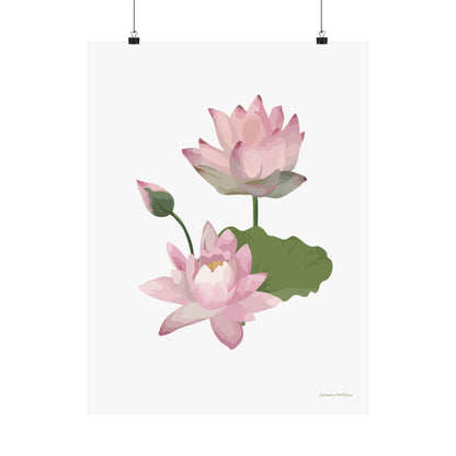 Floral, Matte Vertical Poster