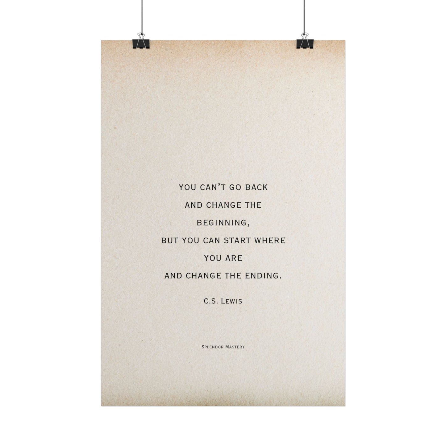 C.S. Lewis Quote, Poster