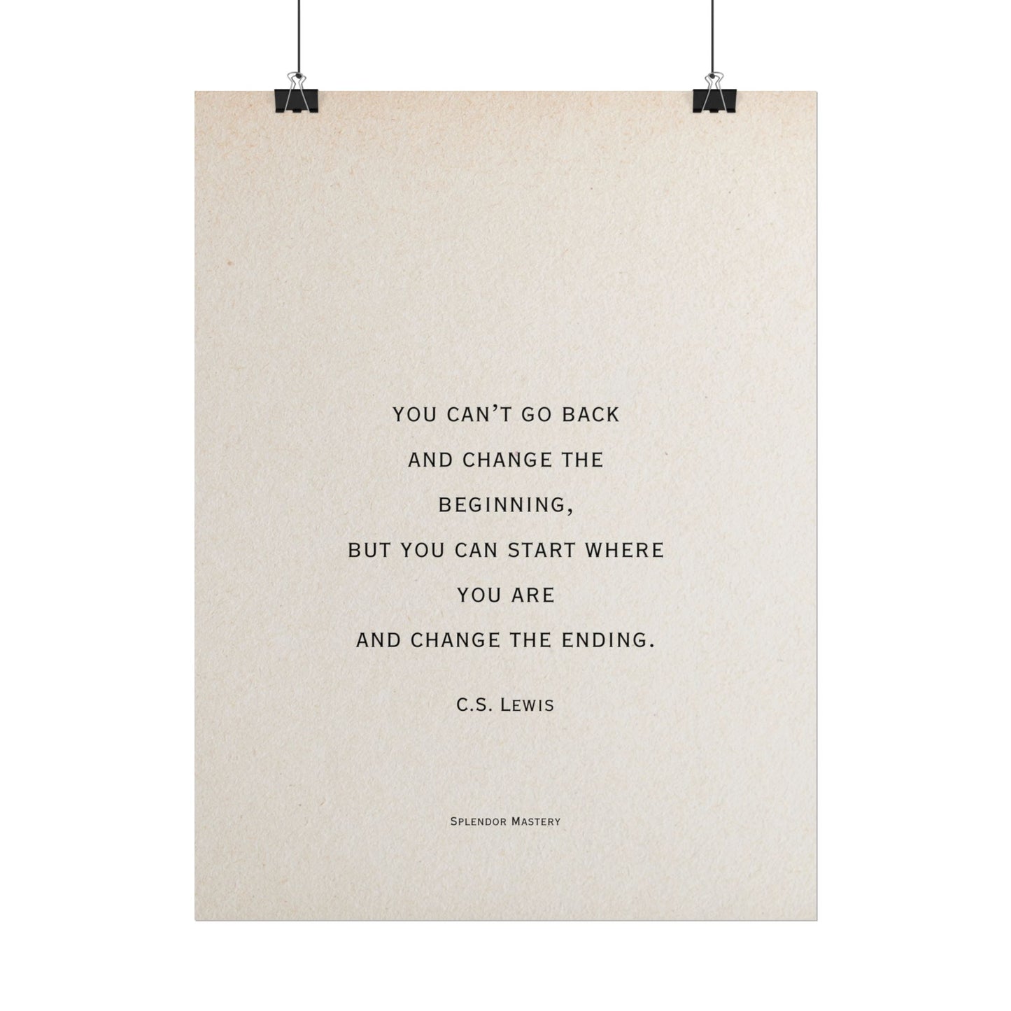 C.S. Lewis Quote, Poster