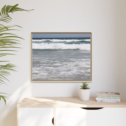 Ocean - Matte Canvas, Framed, Natural