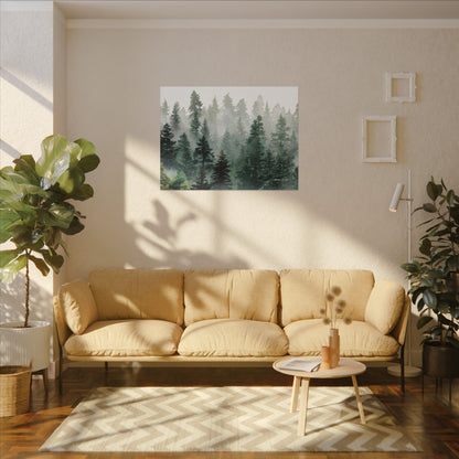 Forest Trees, Matte Canvas, Stretched, 0.75"