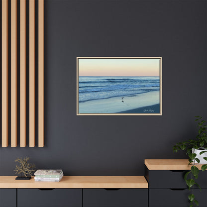 Ocean, Matte Canvas, Framed (Natural)