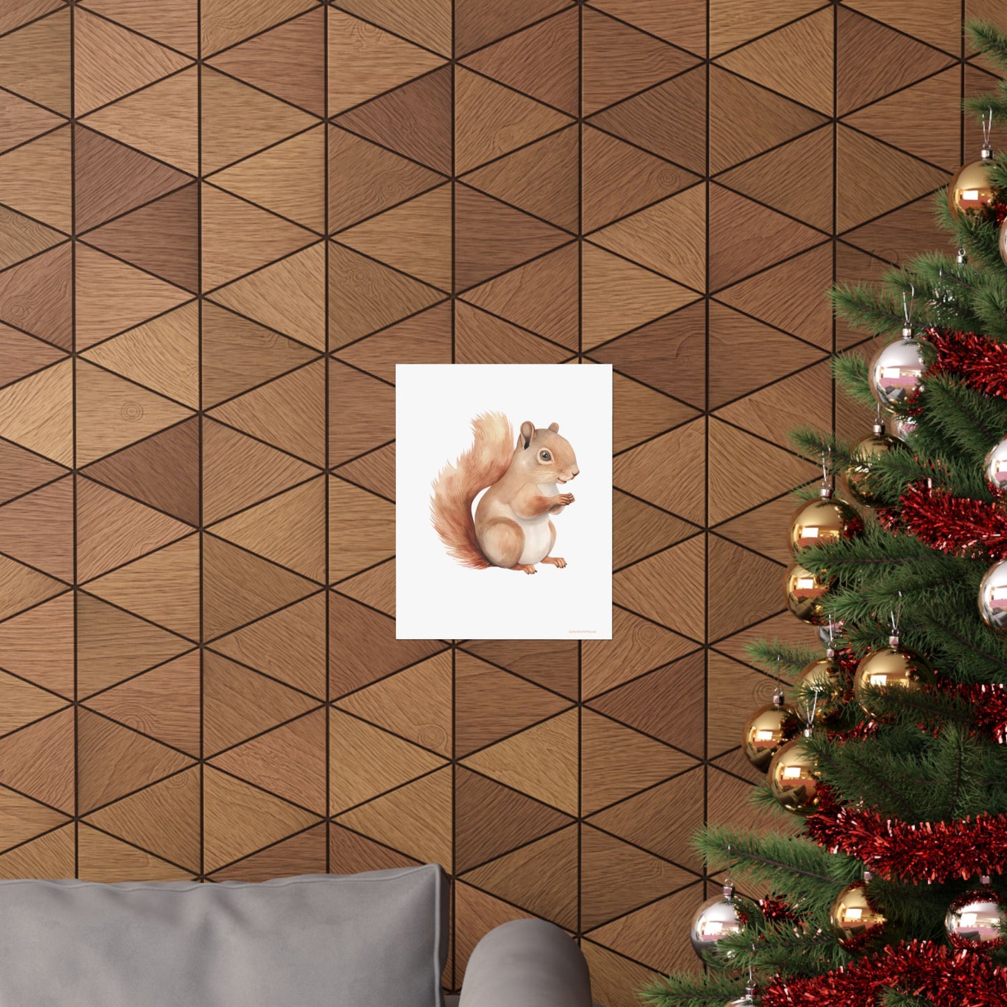 Squirrel, Matte Vertical Poster