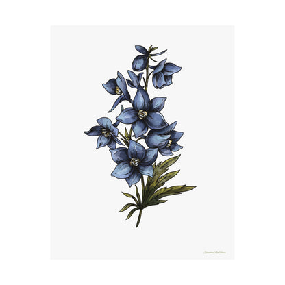 Floral, Matte Vertical Poster