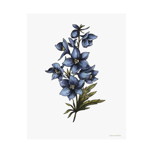 Floral, Matte Vertical Poster